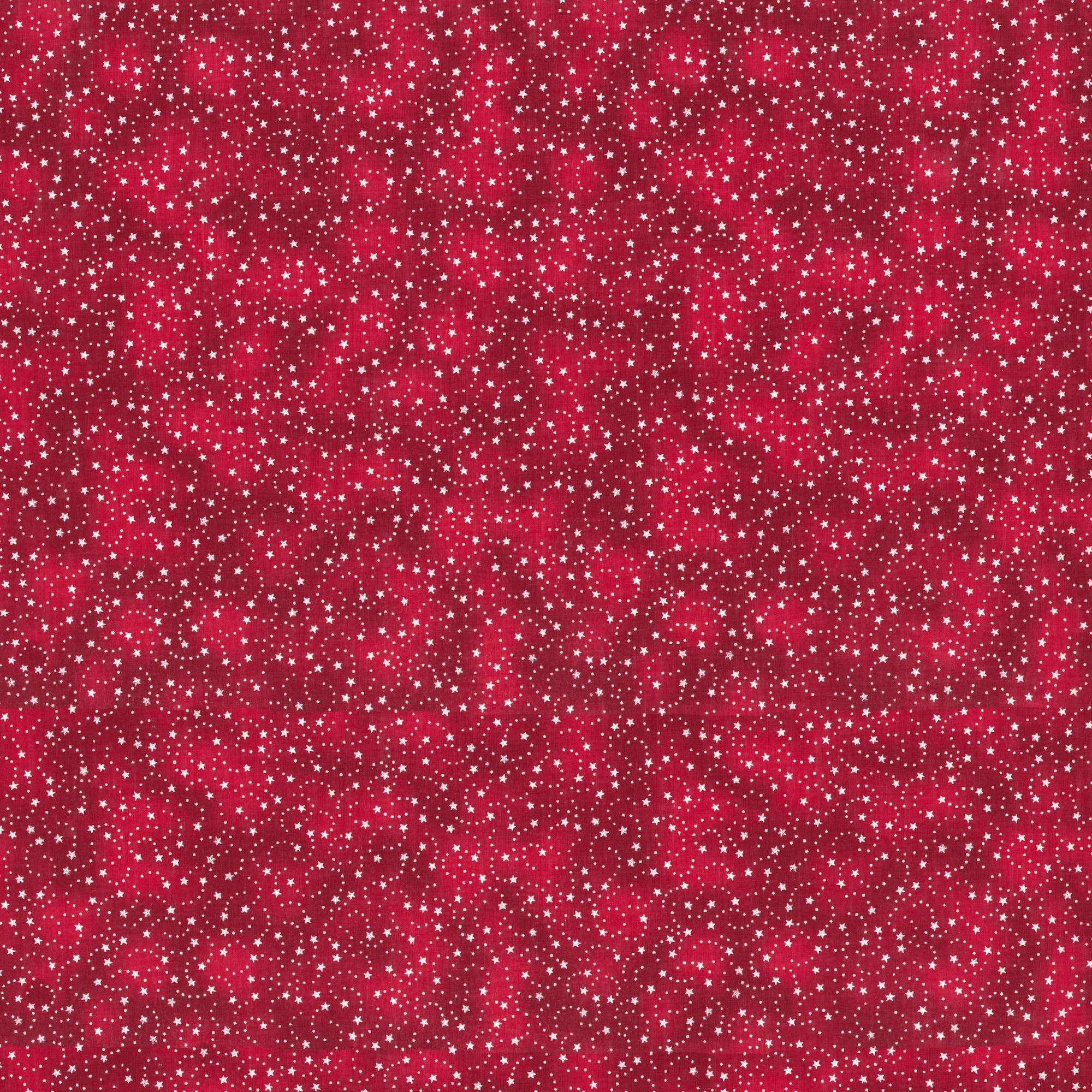 Fabric Traditions Red Swirling Stars Cotton Fabric